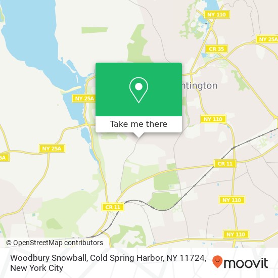 Woodbury Snowball, Cold Spring Harbor, NY 11724 map