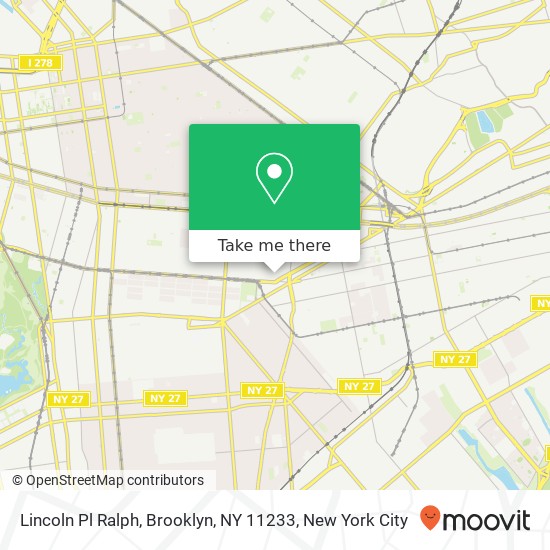 Lincoln Pl Ralph, Brooklyn, NY 11233 map