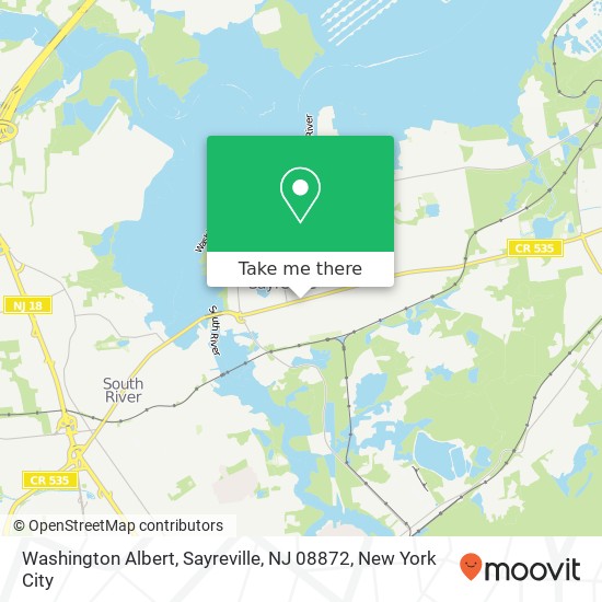 Washington Albert, Sayreville, NJ 08872 map