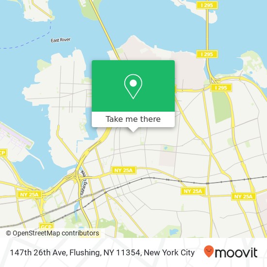 Mapa de 147th 26th Ave, Flushing, NY 11354
