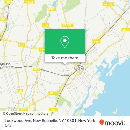 Lockwood Ave, New Rochelle, NY 10801 map