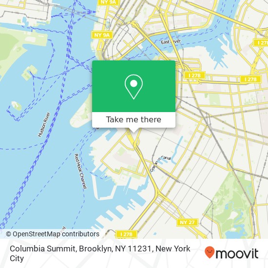 Columbia Summit, Brooklyn, NY 11231 map