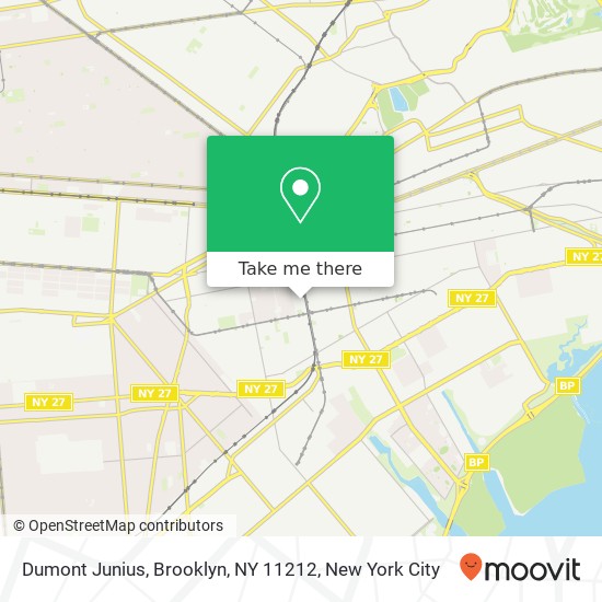Dumont Junius, Brooklyn, NY 11212 map