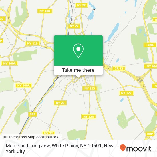 Mapa de Maple and Longview, White Plains, NY 10601