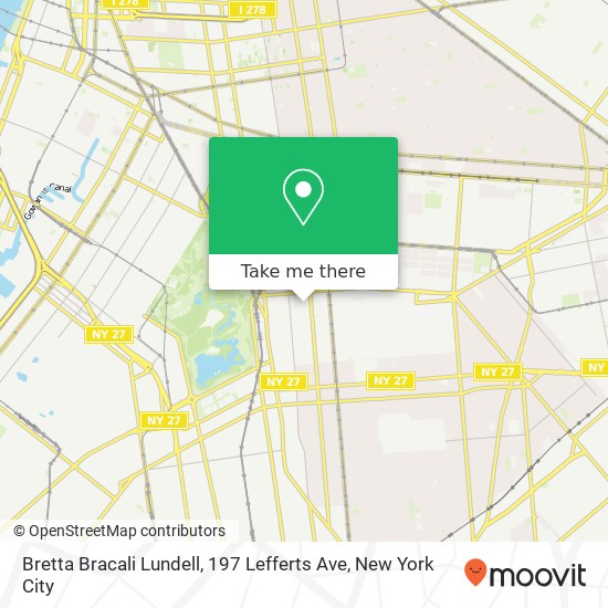 Mapa de Bretta Bracali Lundell, 197 Lefferts Ave
