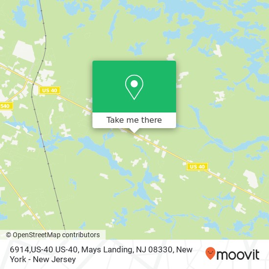 6914,US-40 US-40, Mays Landing, NJ 08330 map