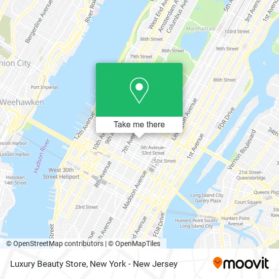 Luxury Beauty Store map