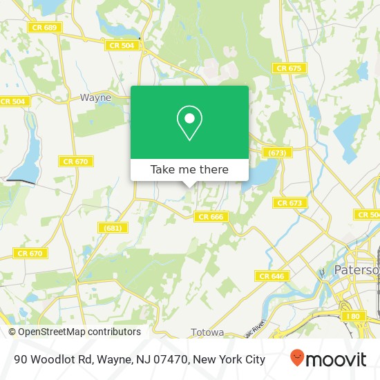 90 Woodlot Rd, Wayne, NJ 07470 map