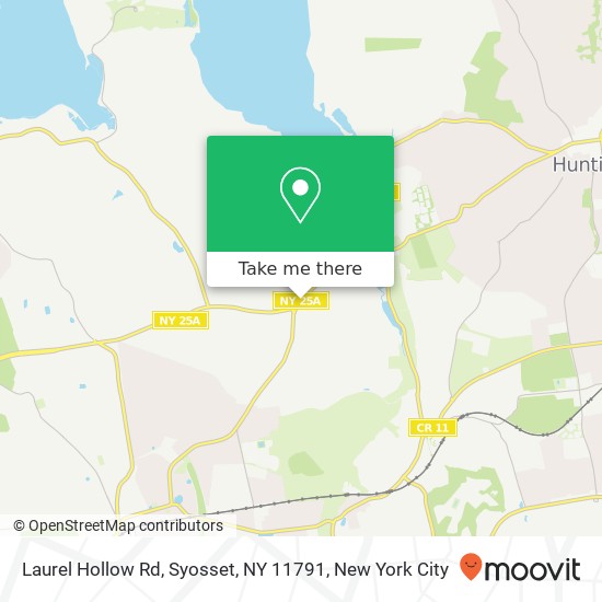 Mapa de Laurel Hollow Rd, Syosset, NY 11791