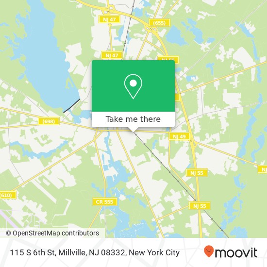 115 S 6th St, Millville, NJ 08332 map