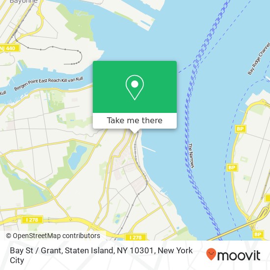 Bay St / Grant, Staten Island, NY 10301 map