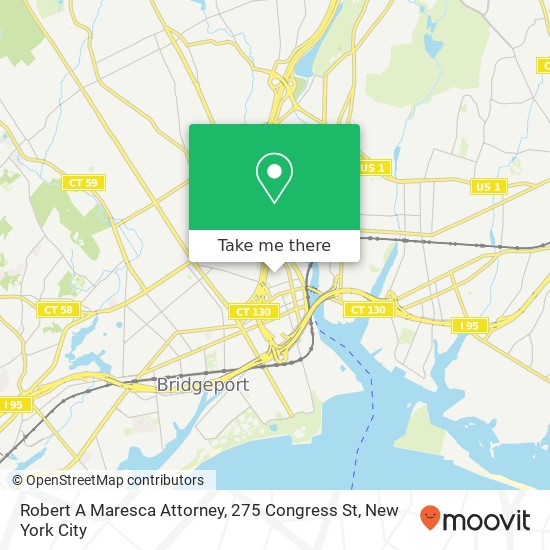 Robert A Maresca Attorney, 275 Congress St map