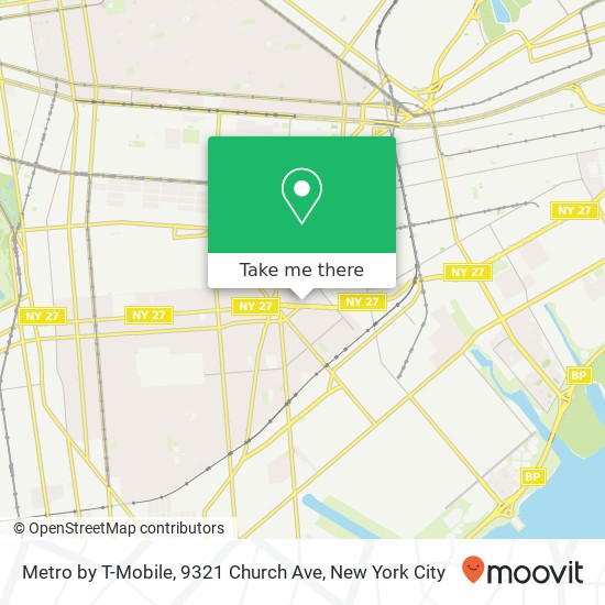 Metro by T-Mobile, 9321 Church Ave map
