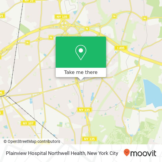 Mapa de Plainview Hospital Northwell Health