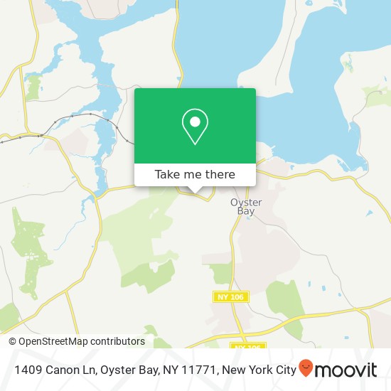 1409 Canon Ln, Oyster Bay, NY 11771 map