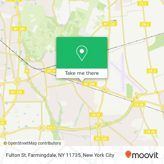 Mapa de Fulton St, Farmingdale, NY 11735