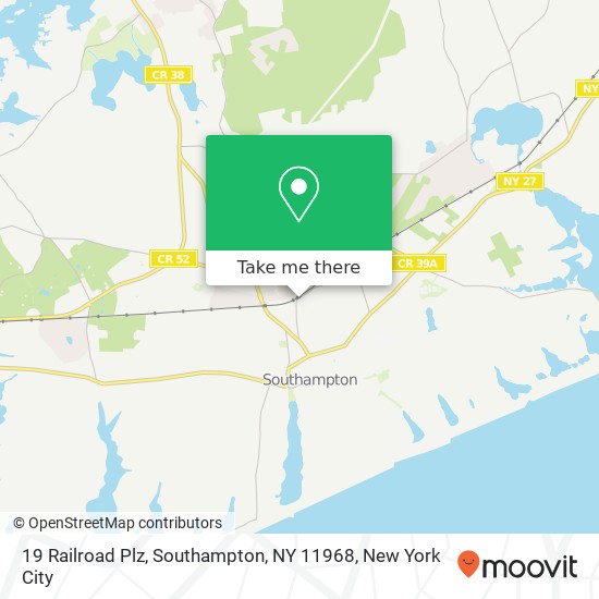 19 Railroad Plz, Southampton, NY 11968 map
