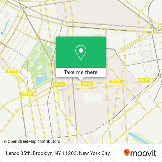 Mapa de Lenox 35th, Brooklyn, NY 11203