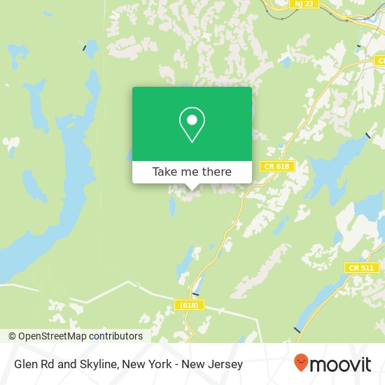 Mapa de Glen Rd and Skyline, Kinnelon, NJ 07405