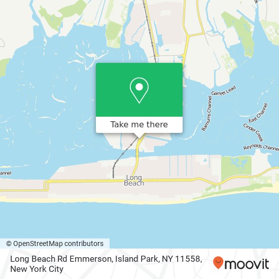Long Beach Rd Emmerson, Island Park, NY 11558 map