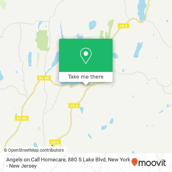 Mapa de Angels on Call Homecare, 880 S Lake Blvd