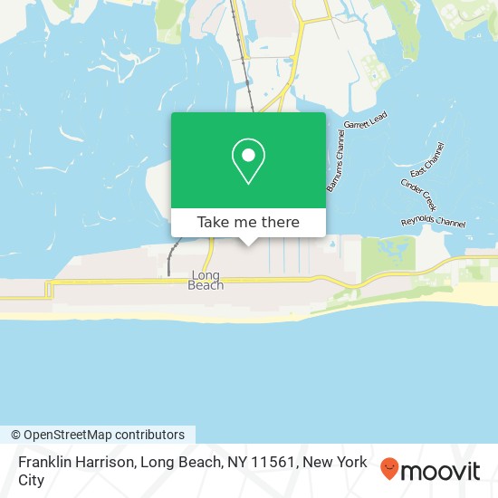 Mapa de Franklin Harrison, Long Beach, NY 11561