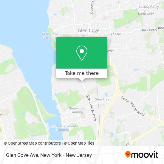 Glen Cove Ave map