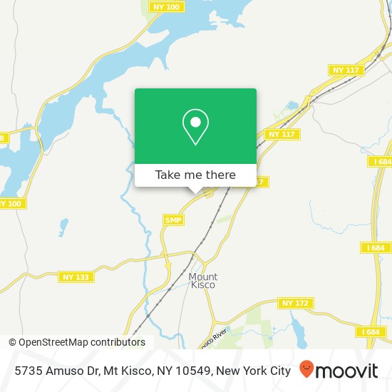 Mapa de 5735 Amuso Dr, Mt Kisco, NY 10549