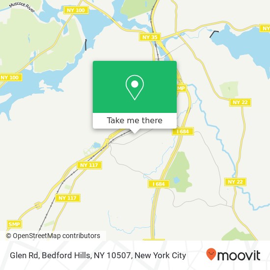Mapa de Glen Rd, Bedford Hills, NY 10507