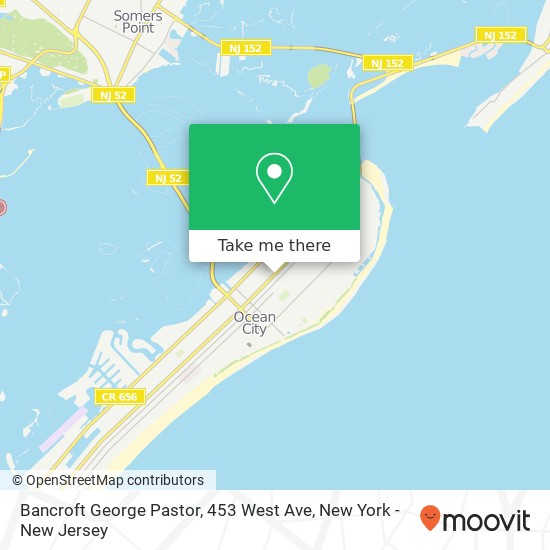 Bancroft George Pastor, 453 West Ave map