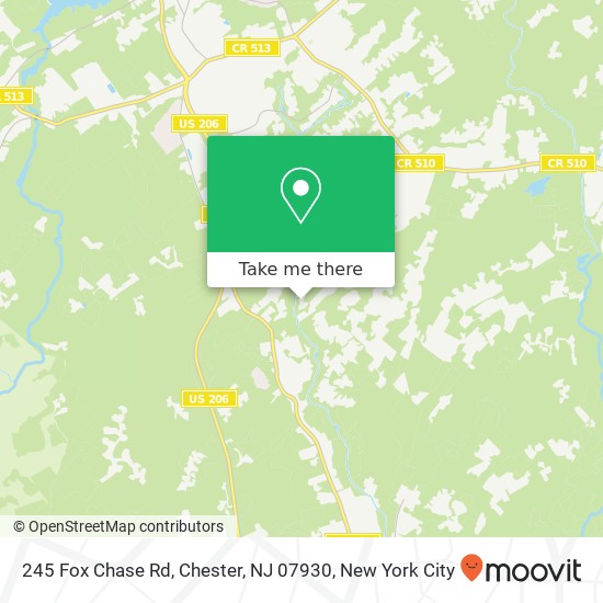 245 Fox Chase Rd, Chester, NJ 07930 map