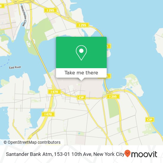 Santander Bank Atm, 153-01 10th Ave map