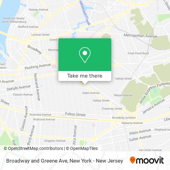 Mapa de Broadway and Greene Ave