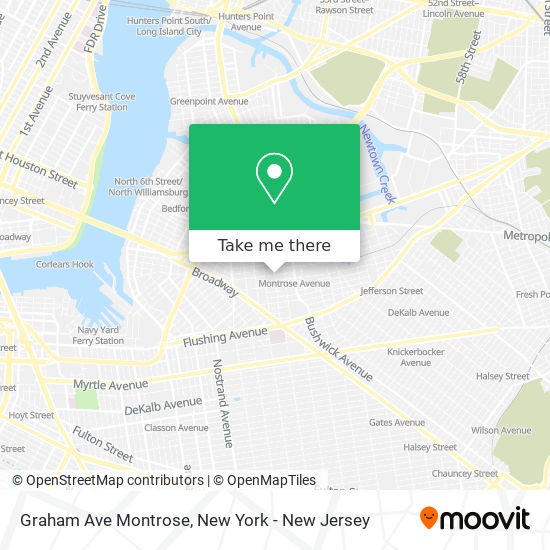 Mapa de Graham Ave Montrose