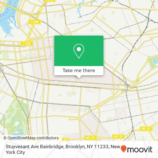 Stuyvesant Ave Bainbridge, Brooklyn, NY 11233 map