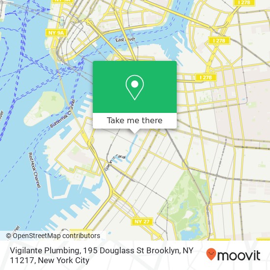 Mapa de Vigilante Plumbing, 195 Douglass St Brooklyn, NY 11217