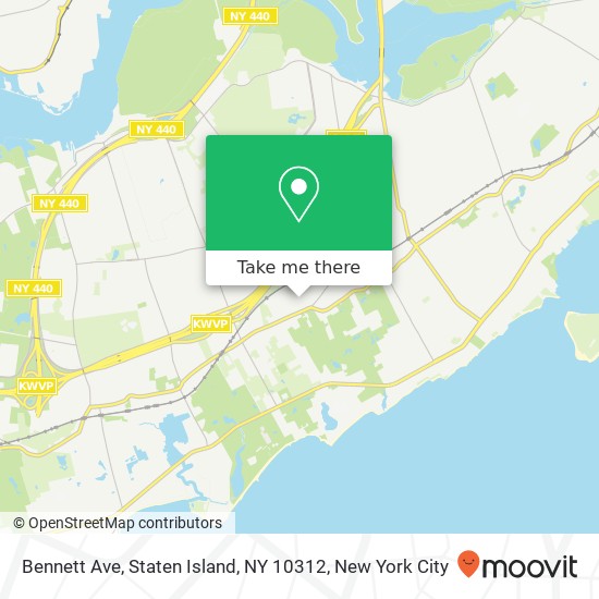 Bennett Ave, Staten Island, NY 10312 map