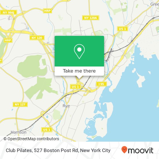 Mapa de Club Pilates, 527 Boston Post Rd