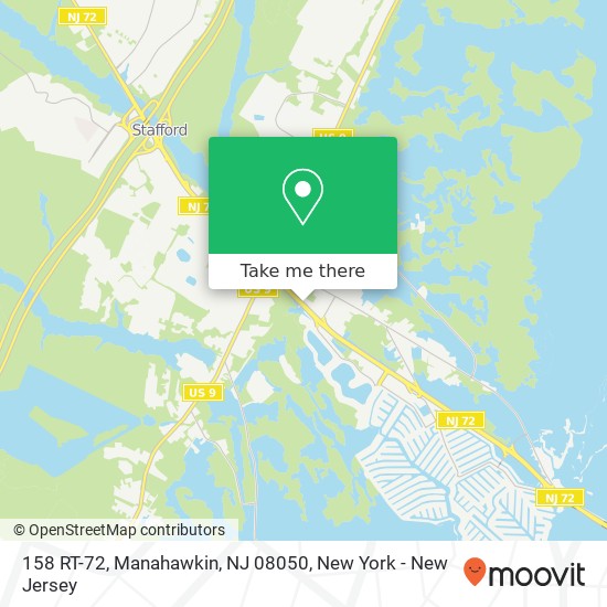 158 RT-72, Manahawkin, NJ 08050 map