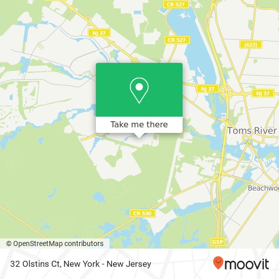 32 Olstins Ct, Toms River, NJ 08757 map