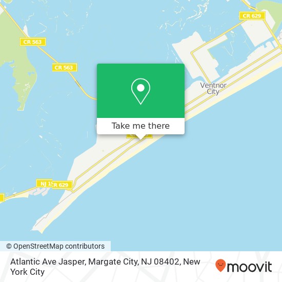 Atlantic Ave Jasper, Margate City, NJ 08402 map