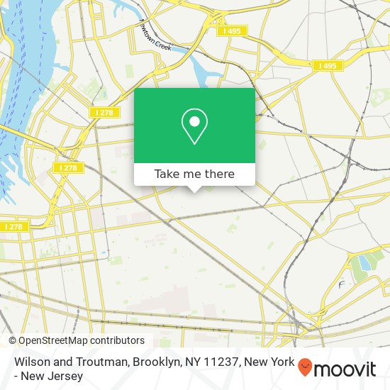 Wilson and Troutman, Brooklyn, NY 11237 map