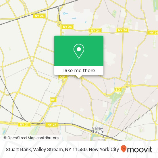Mapa de Stuart Bank, Valley Stream, NY 11580