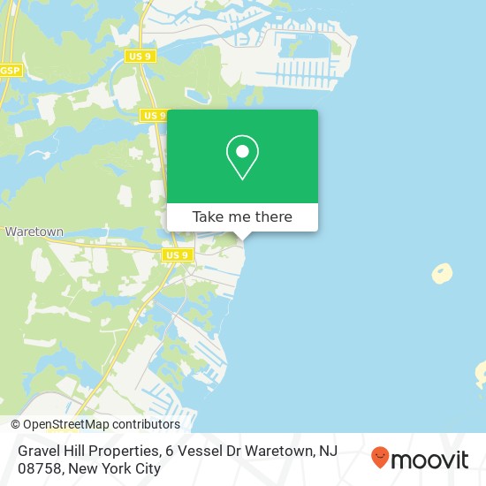 Gravel Hill Properties, 6 Vessel Dr Waretown, NJ 08758 map