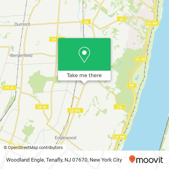 Woodland Engle, Tenafly, NJ 07670 map
