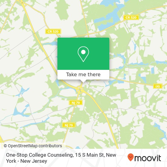 Mapa de One-Stop College Counseling, 15 S Main St