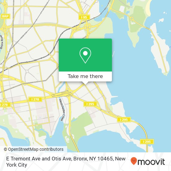 E Tremont Ave and Otis Ave, Bronx, NY 10465 map