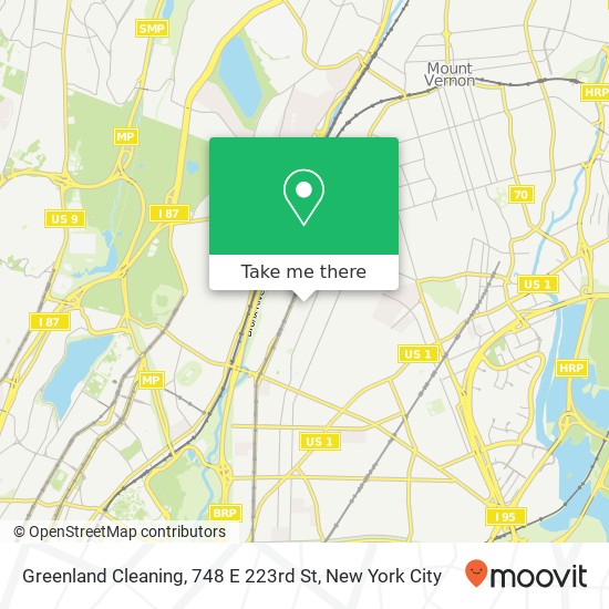 Greenland Cleaning, 748 E 223rd St map