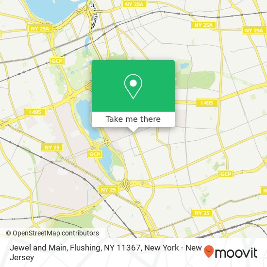 Mapa de Jewel and Main, Flushing, NY 11367