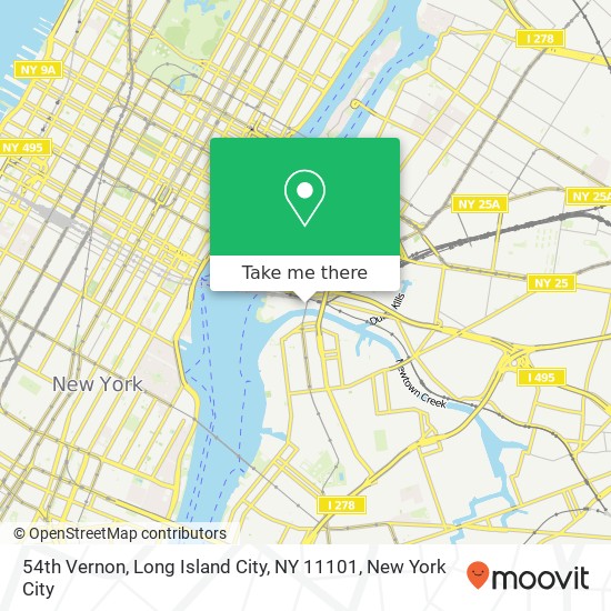 54th Vernon, Long Island City, NY 11101 map
